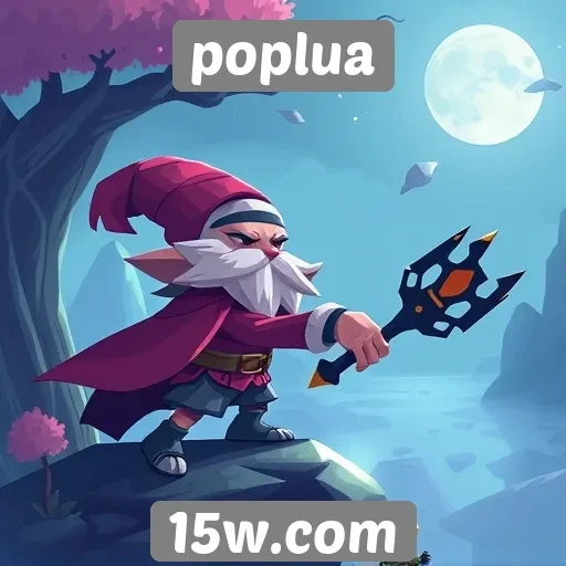 Tendências de jogos populares no site Poplua